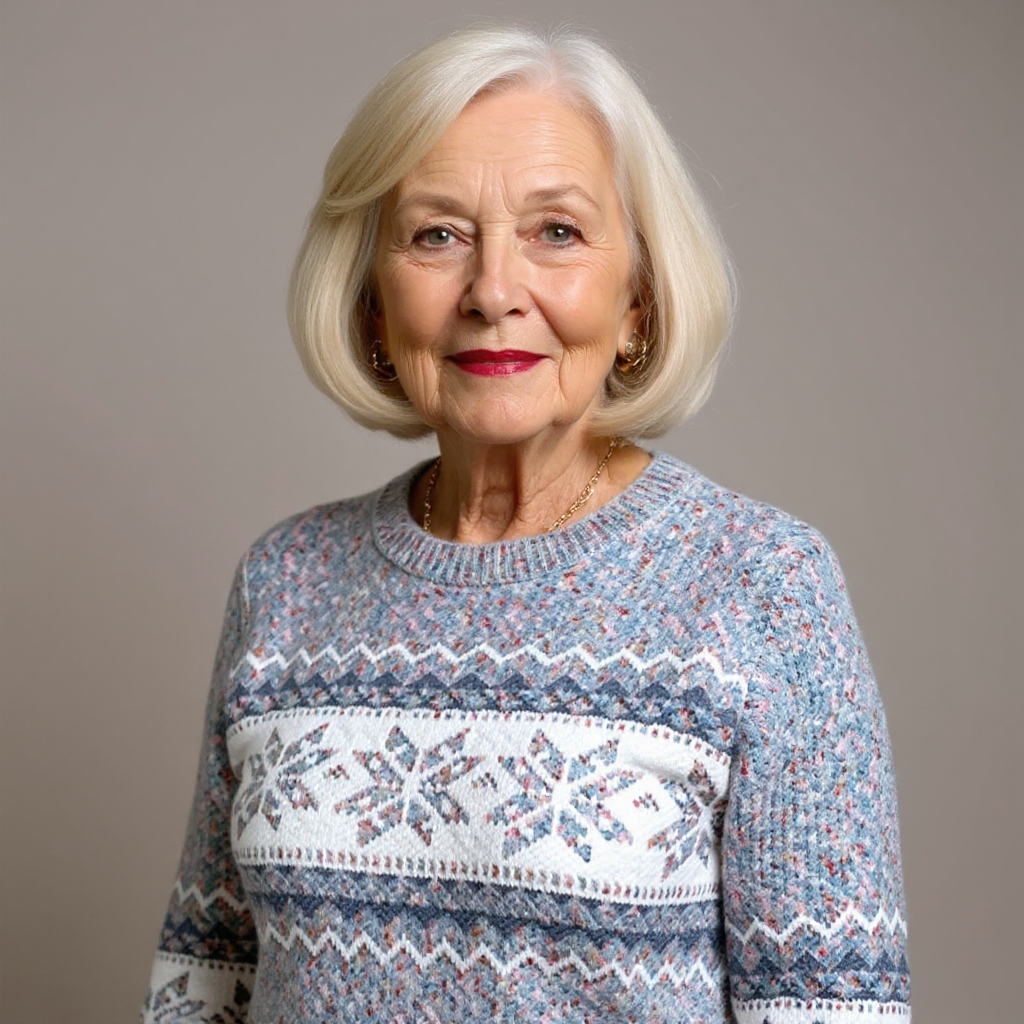 Melanie | Vintage Islandzki Sweter Wełniany