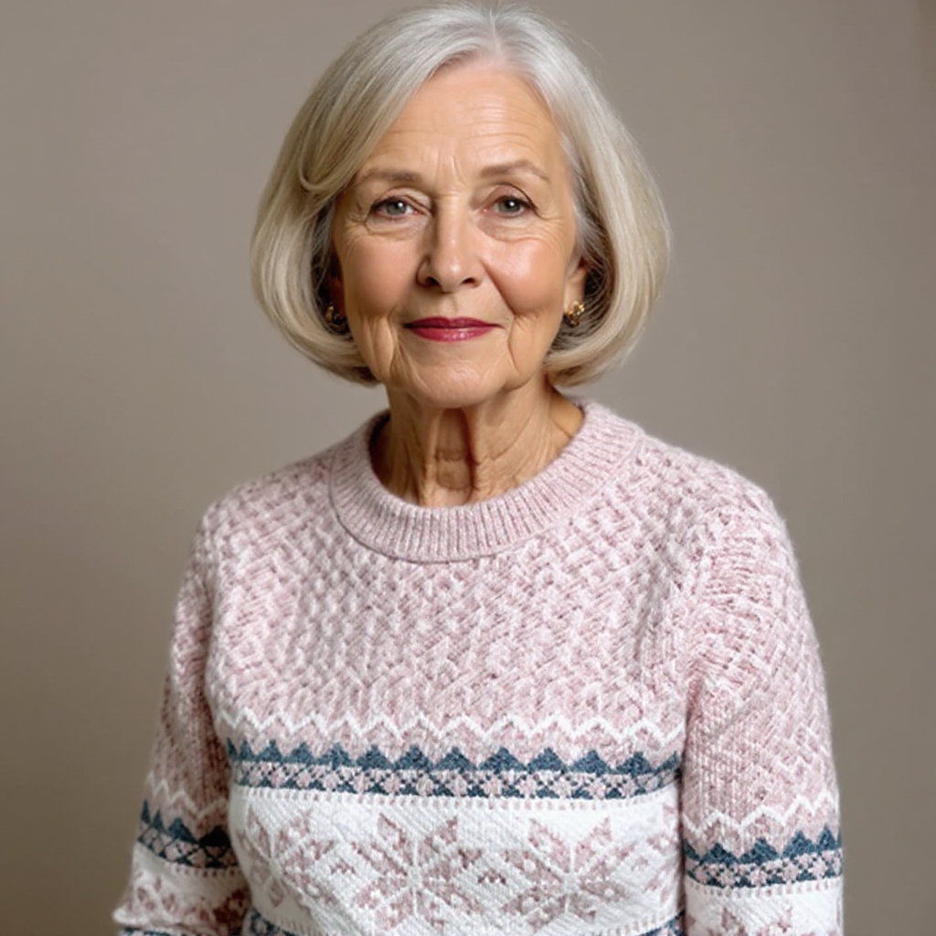 Melanie | Vintage Islandzki Sweter Wełniany